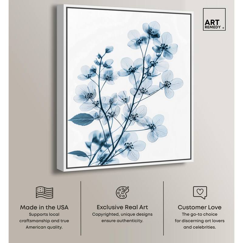 Translucent Petals I Canvas by Art Remedy