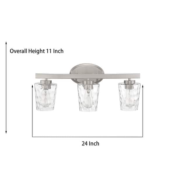 dimension image slide 0 of 9, Acroma Modern Bathroom Vanity Light Art Glass Wall Sconce