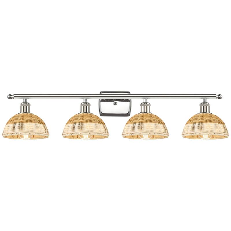 Innovations Lighting 516-4W-8-38 Bristol Natural II Vanity Bristol - Polished Nickel / Natural
