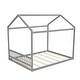preview thumbnail 15 of 16, Queen Size Wooden House Bed with Headboard Cozy Retreat for Modern Bedrooms
