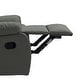 preview thumbnail 61 of 79, Vegan Leather Upholstered Push Back Manual Recliner Chair