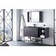 preview thumbnail 33 of 31, James Martin Vanities Milan 35.4" Single Vanity, Modern Gray with Composite Stone Top