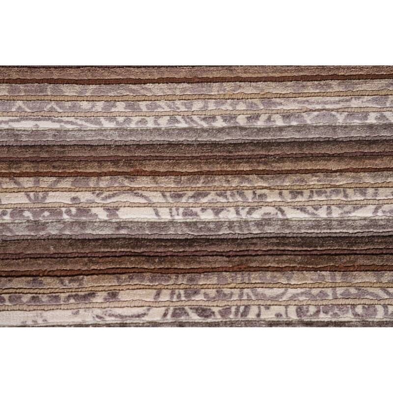 Abstract / Modern Accent Rug Hand-Knotted Wool Carpet - 2'8"x 4'10"