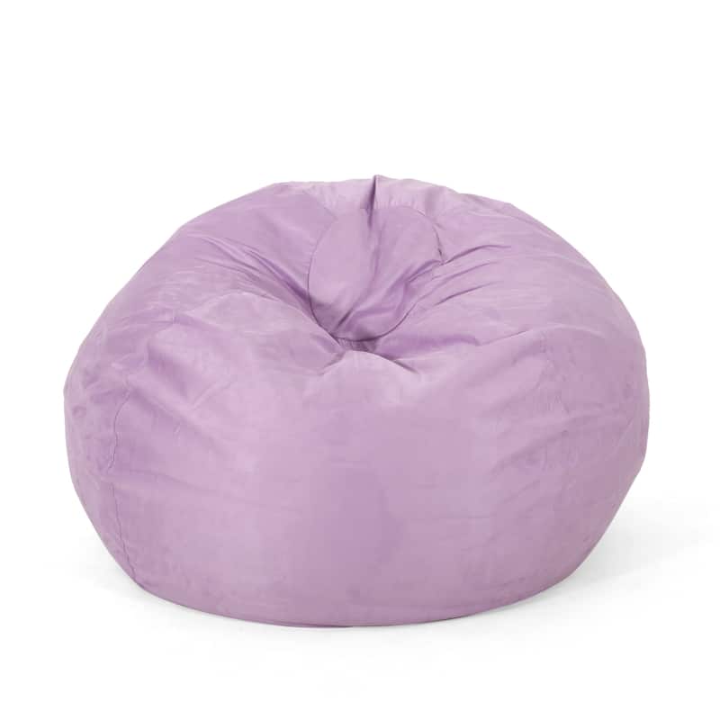 Madison Faux Suede 5-foot Beanbag Chair by Christopher Knight Home