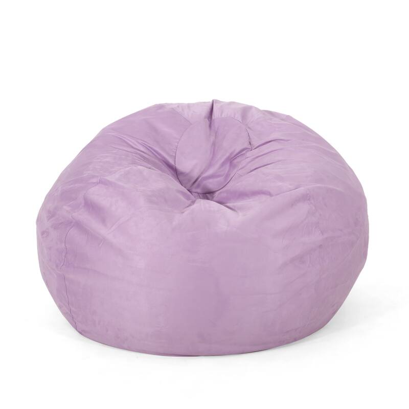 Madison Faux Suede 5-foot Beanbag Chair by Christopher Knight Home