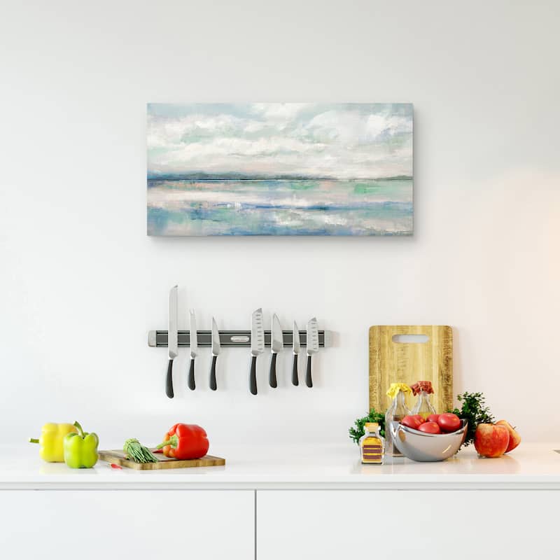 Reflective Horizon Canvas Art Print