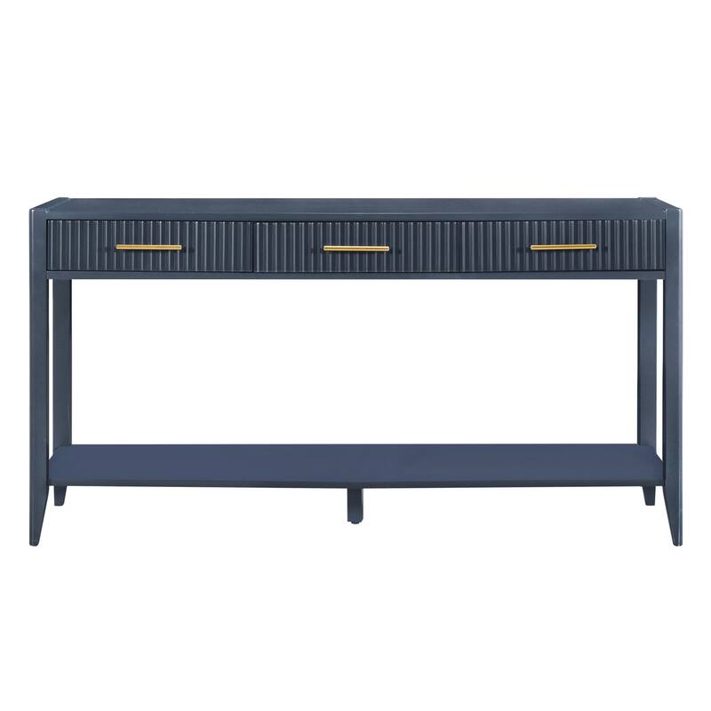 For Entry with Vertical Stripe Drawer Consoles