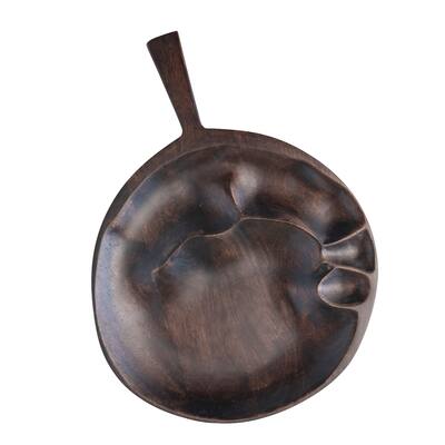 Acacia Wood Serving Board with Handle - 15.0"L x 11.0"W x 0.8"H