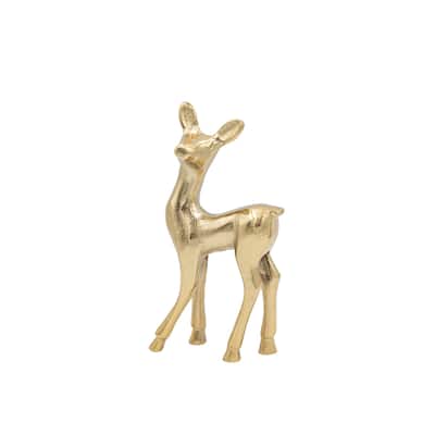 Cast Aluminum Deer - 11.75"L x 2.5"W x 3.0"H