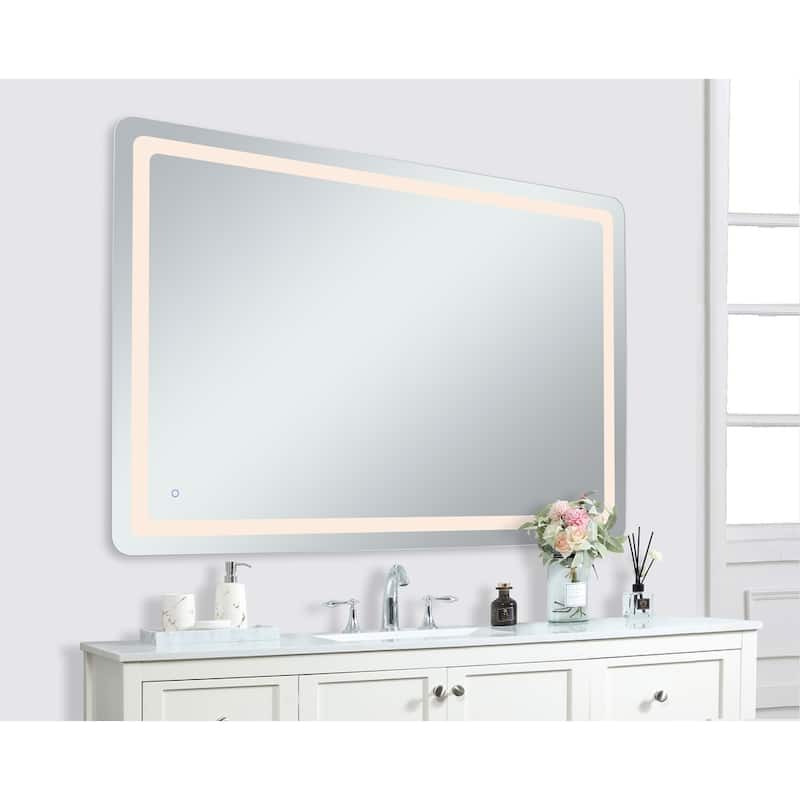 Indigo Home 42in x 60in soft edge LED mirror