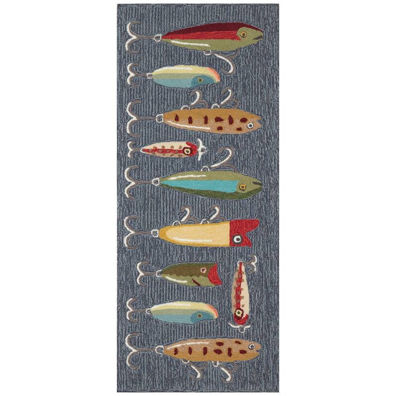 Liora Manne Frontporch Playing Hooky Indoor/Outdoor Rug