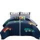 preview thumbnail 18 of 26, Lush Decor Racing Cars Reversible Oversized Comforter Set