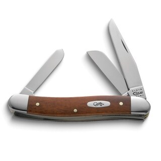 Curata Case Brown Smooth Chestnut Bone Handle Medium Stockman Knife