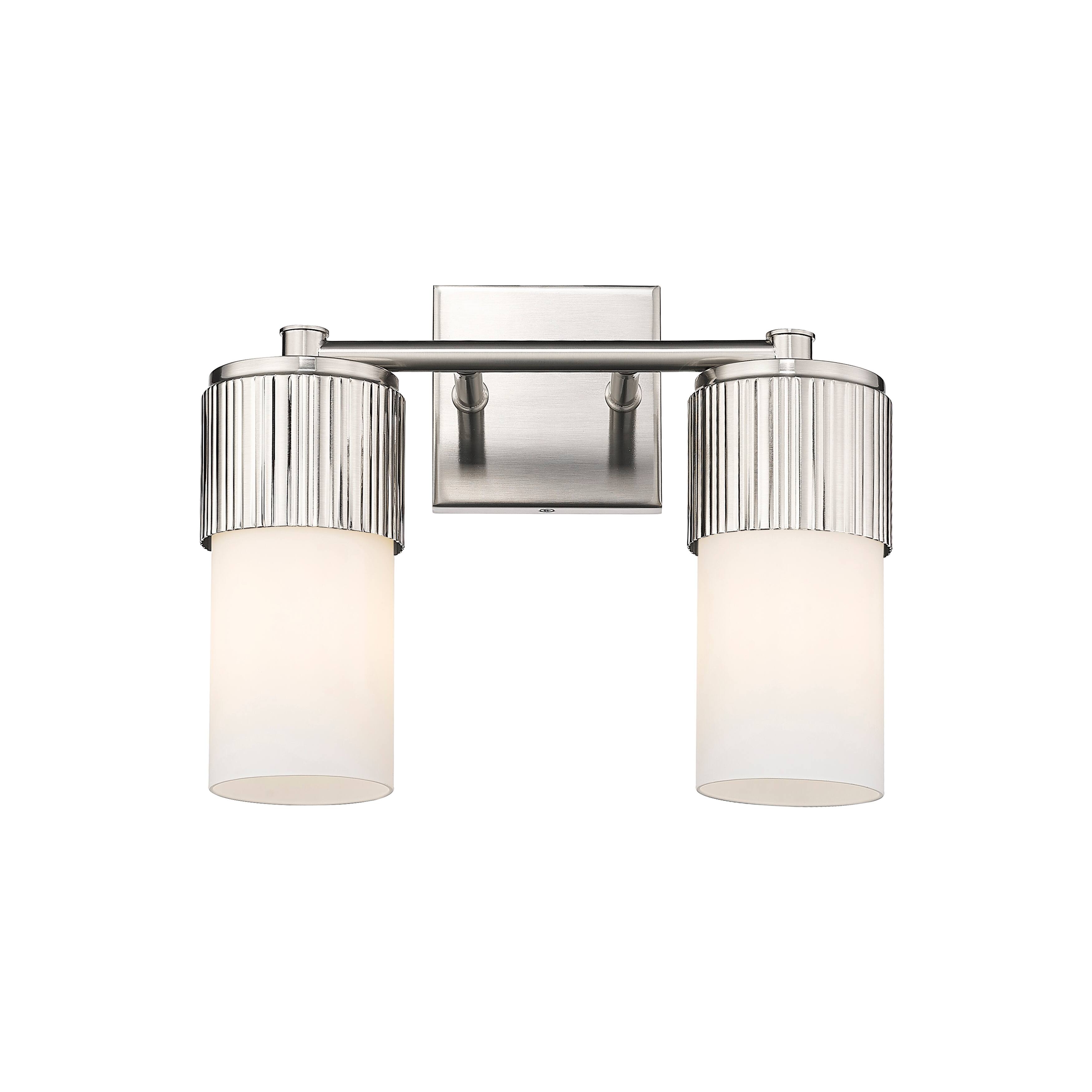 Option Satin Nickel / Matte White