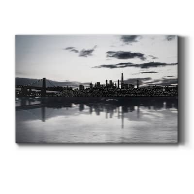 Shimmering Skyline Premium Gallery Wrapped Canvas - Ready to Hang
