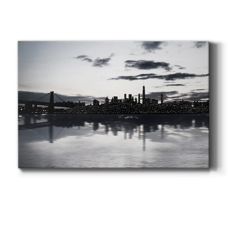 Shimmering Skyline Premium Gallery Wrapped Canvas - Ready to Hang - 24X36