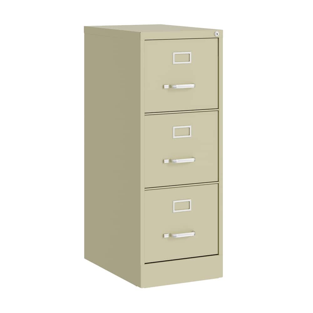 Hirsh 22-in Deep 3 Drawer, Letter Width, Vertical File Cabinet