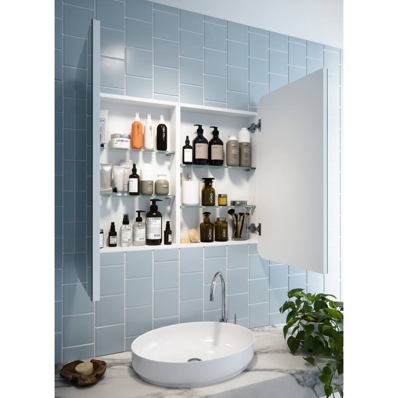 Glass Warehouse MC2-SQ-36X32 Erzi 36" x 32" Frameless Double Door