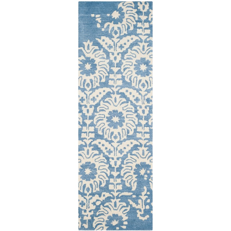 SAFAVIEH Handmade Bella Tineke Modern Floral Wool Rug