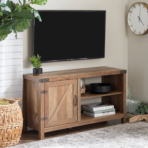 The Gray Barn Firebranch 44-inch Barn Door TV Console. Opens flyout.