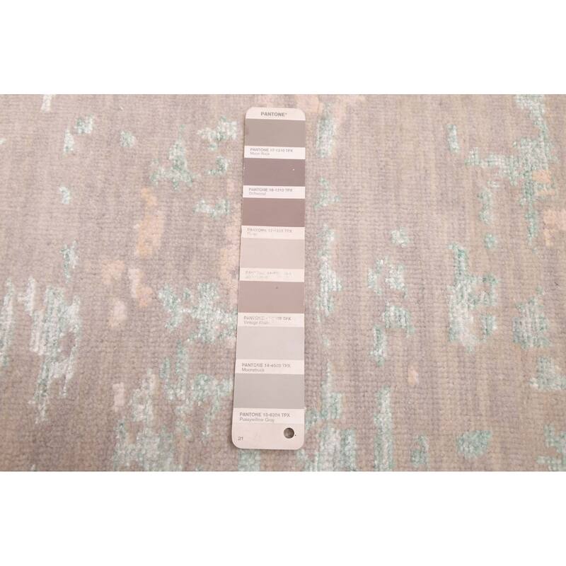 ECARPETGALLERY Hand-knotted Legacy Taupe Silk, Wool Rug - 8'9 x 12'0