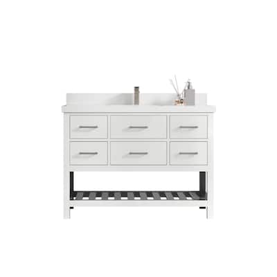 Willow Collections 48 in. W x 22 in. D Parker Single Sink Bathroom Vanity with Countertop