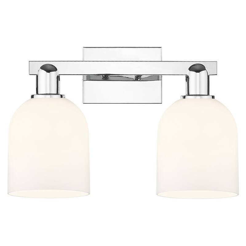 Innovations Lighting 716-2W-12-17 Bella Vanity Bella 2 Light 17" Wide - Polished Chrome / White