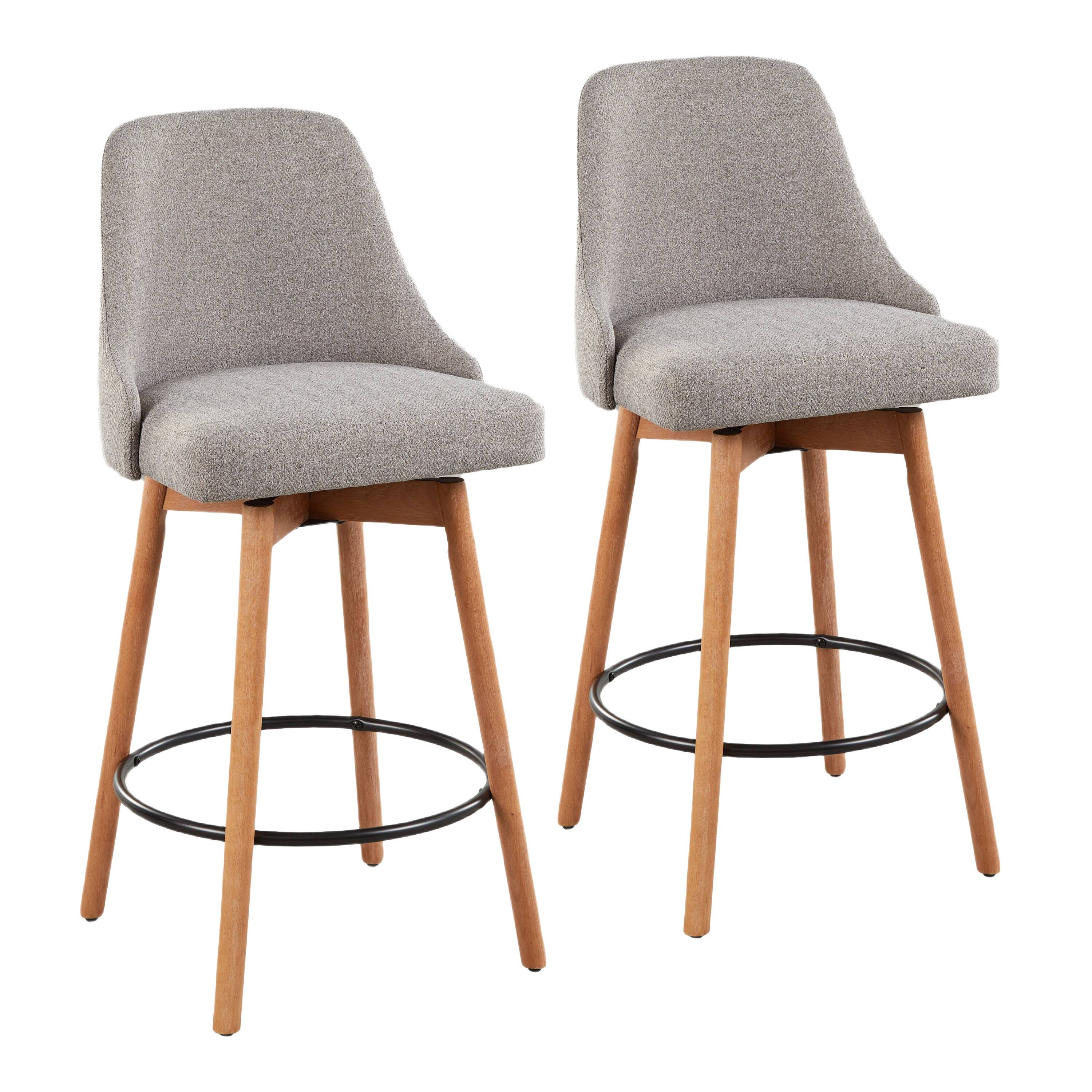 Option Grey Fabric/White Washed