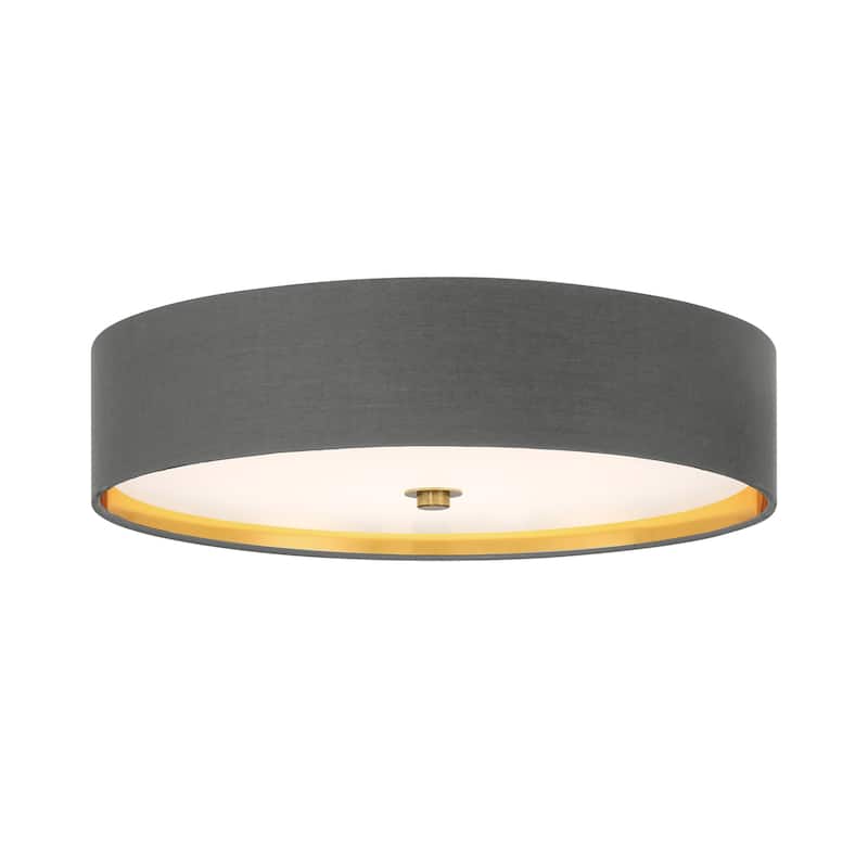 Designers Fountain EV1588C3 Stacy 16" Wide Integrated LED Flush Mount - Gray