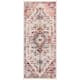 SAFAVIEH Crystal Floretta Vintage Boho Medallion Rug - 2'2" x 5' - Light Blue/Burgundy
