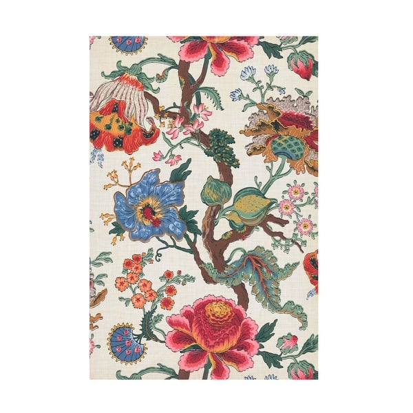 slide 2 of 5, Baxter Mill Archive 'Vintage Jacobean Floral I' Canvas Art