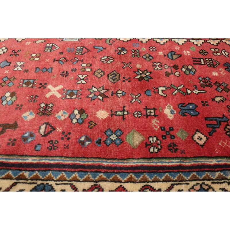 ECARPETGALLERY Hand-knotted Anadol Red Wool Rug - 3'2 x 5'0
