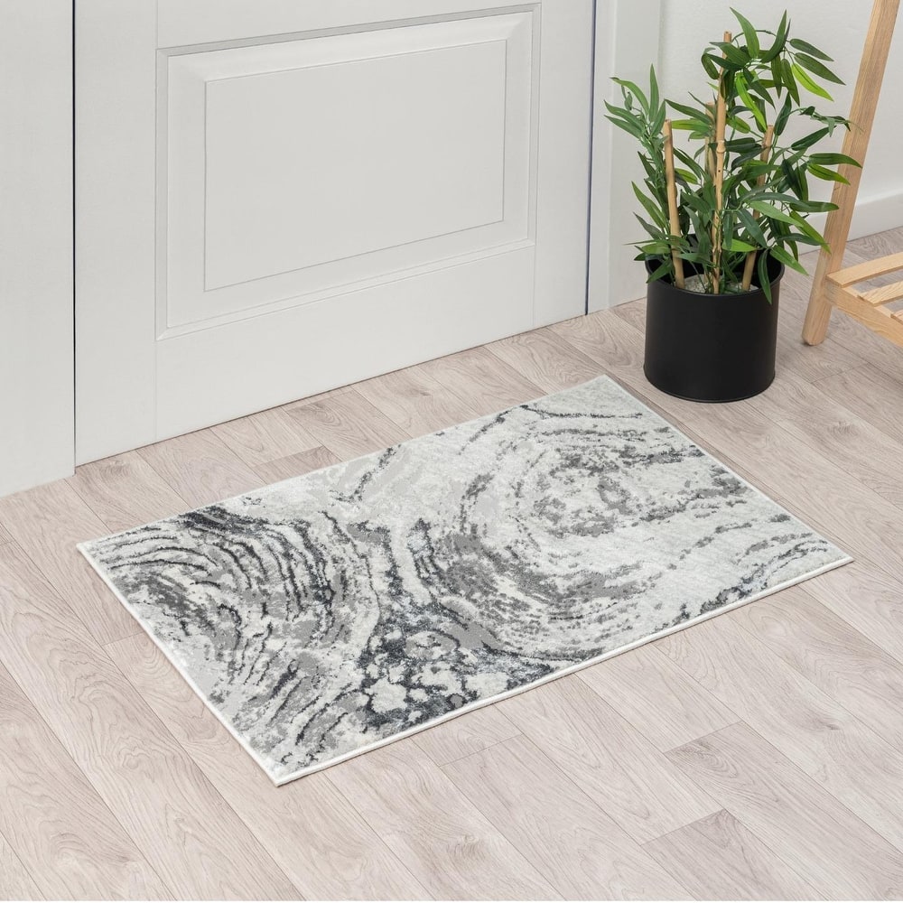 Luxe Weavers Marble Swirl Area Rug, Stain-Resistant Carpet