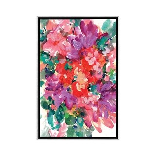 iCanvas "Bright Bloom" by CreativeIngrid Framed - Bed Bath & Beyond ...