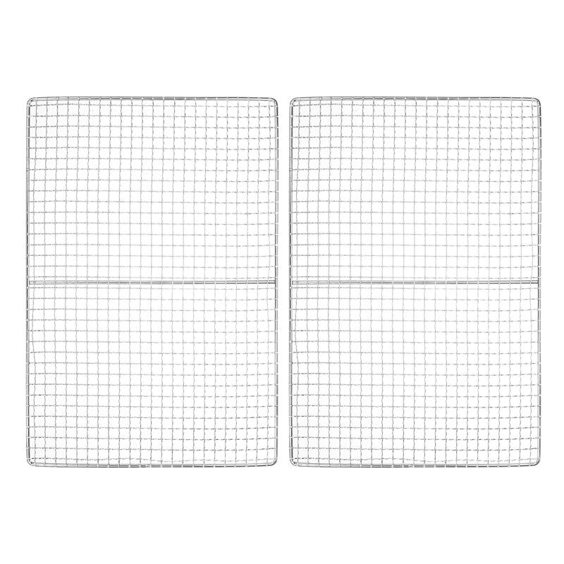 2-Pack Cooling Rack, Stainless Steel Baking Rack Silver