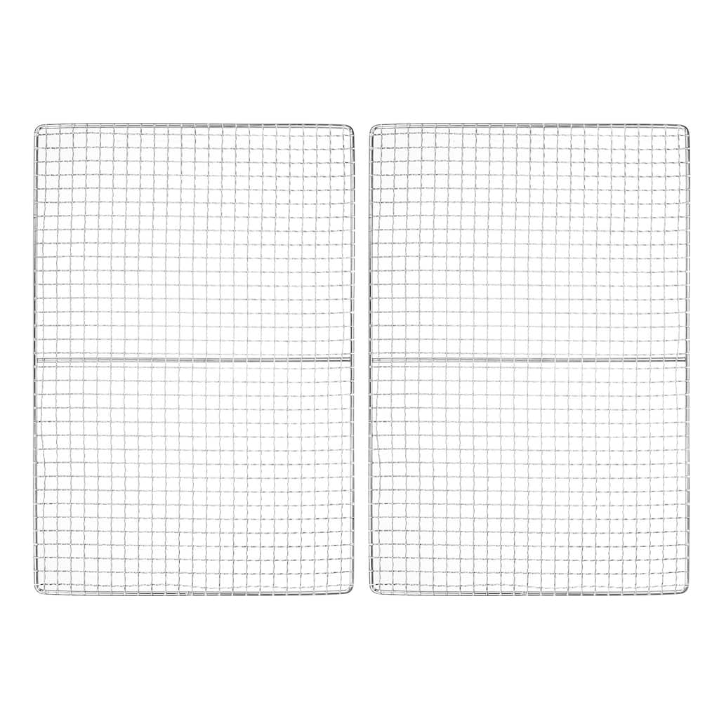 2-Pack Cooling Rack, Stainless Steel Baking Rack Silver