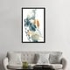 preview thumbnail 10 of 13, iCanvas "Abstract In Blue And Terracotta" by Sophie Rodionov Framed