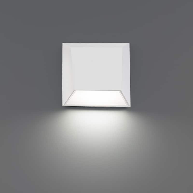 WAC Lighting WS-W27106-40 Atlantis 6" Tall LED Outdoor Wall Sconce Set