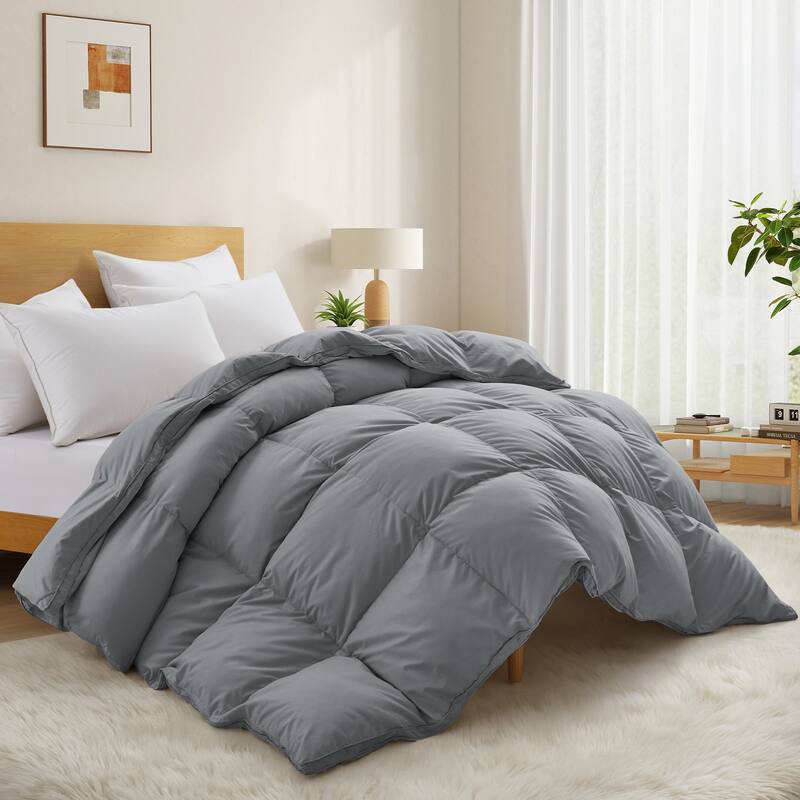 Premium White Feather Down Comforter Duvet Insert All Warmth Levels