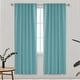 preview thumbnail 31 of 65, Deconovo Mix & Match Blackout and Bronze Print White Sheer 4 Piece Curtain Panel Set