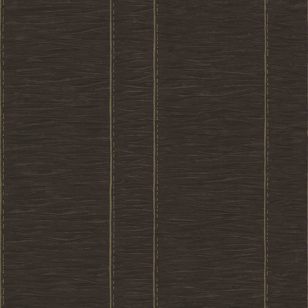 Galerie Wallcoverings Palazzo 2 Collection Pleated Stripe Vinyl on Non-woven Matte Wallpaper Roll