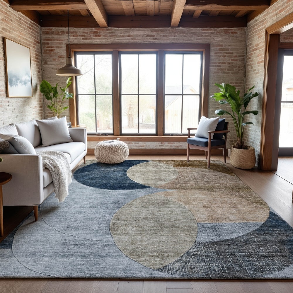 Premium Washable Super Soft Modern Geo Mayfield Rug