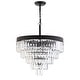 preview thumbnail 23 of 48, Gaines Crystal LED Chandelier, Polished Nickel/Clear by JONATHAN Y
