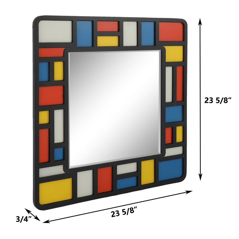 MacLuu Piet Mondrian Abstract Wall Mirror