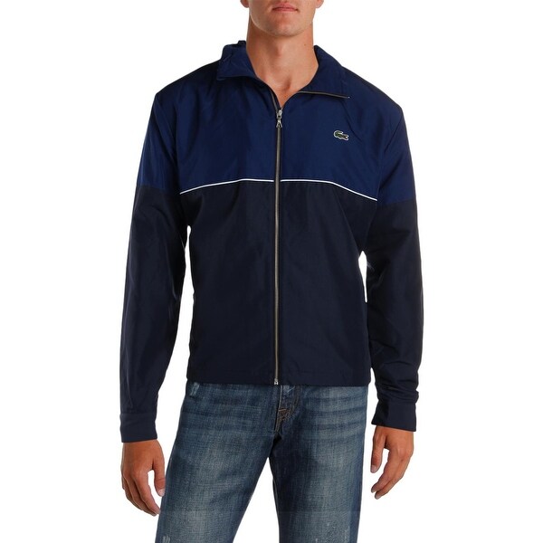 lacoste men's bomber jacket