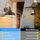 Farmhouse Gooseneck Dusk to Dawn Outdoor Wall Lights A set of two, Waterproof for House Porch Garage