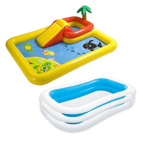 Intex 100x77 Inch Inflatable Ocean Play Center & 8.5x5.75