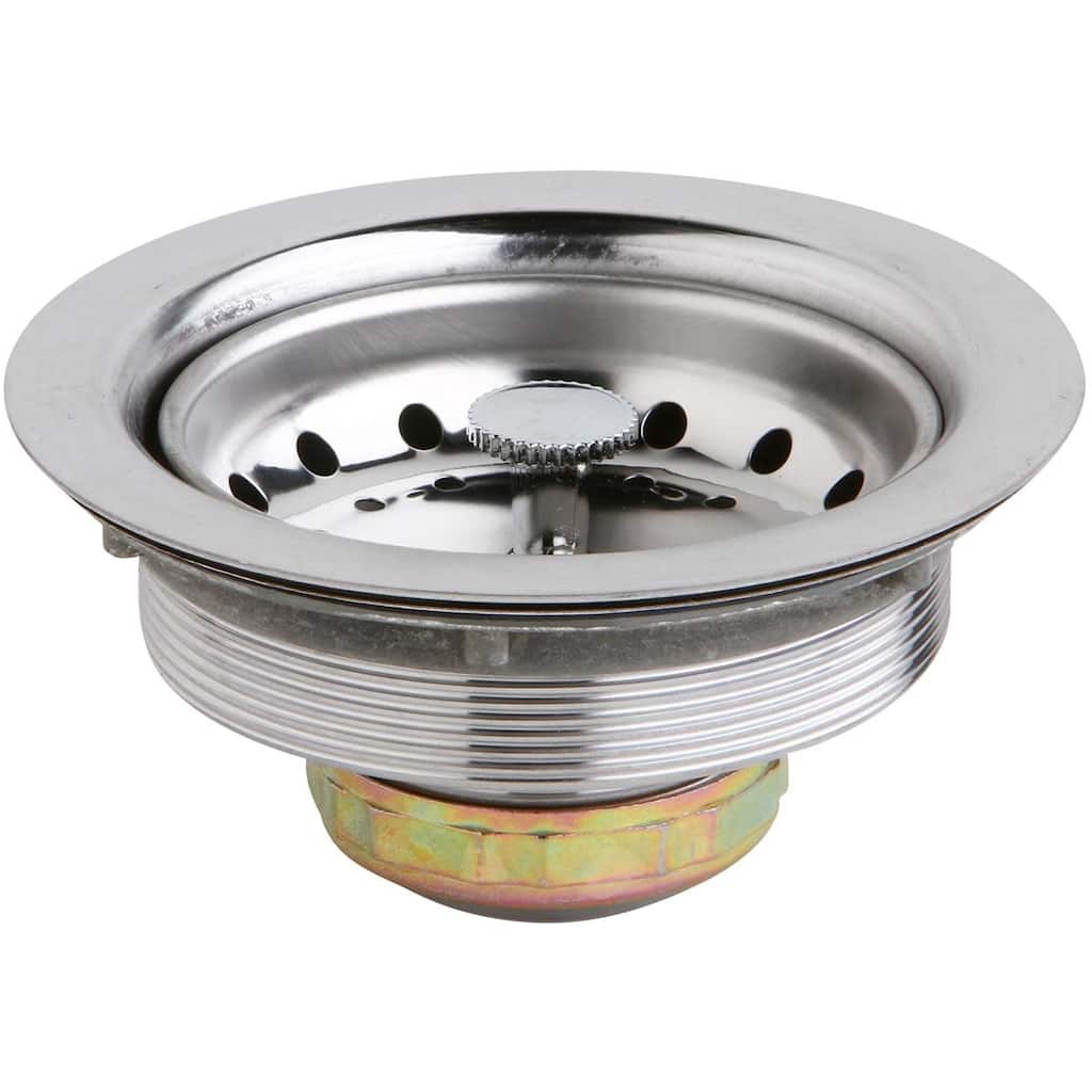 Elkay Dayton 3-1/2" Drain with Removable Basket Strainer and Rubber