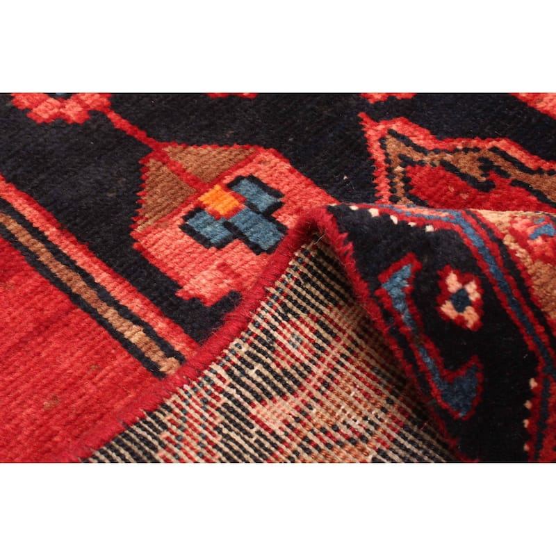 ECARPETGALLERY Hand-knotted Andelz Dark Red Wool Rug - 4'0 x 6'9