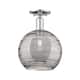 Option Polished Chrome / Light Smoke Deco Swirl
